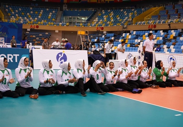 قهرمانی تیم والیبال نشسته بانوان ایران در آسیا
