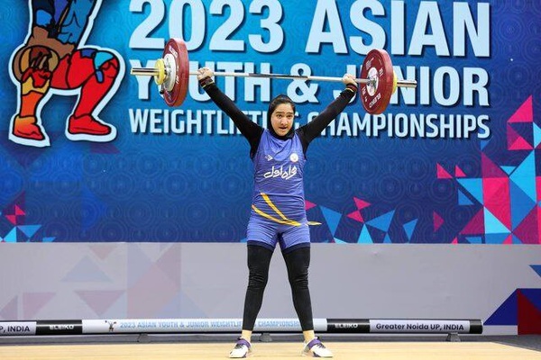 نایب قهرمانی دختر وزنه‌بردار ایران در آسیا