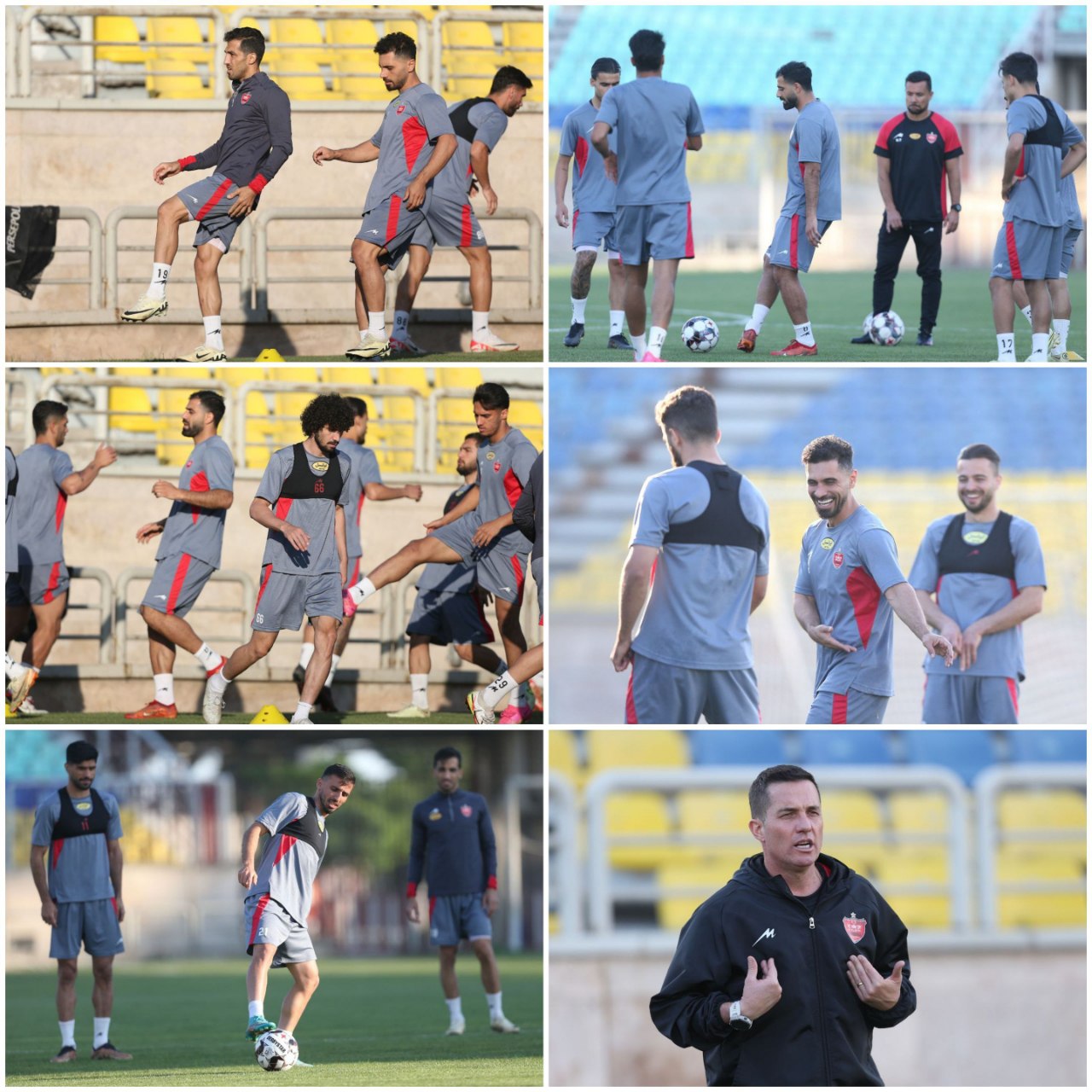 برگزاری آخرین تمرین پرسپولیس پیش از بازی با هوادار
