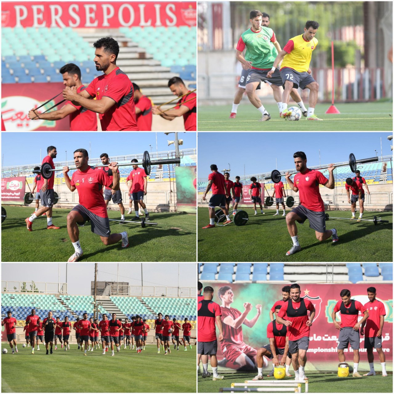 تمرین پرسپولیس پس از دو روز استراحت